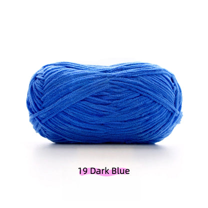 Sunlight Yellow Sweet Ultra Fine 2mm Chenille Yarn (50g) – chenille yarn for amigurumi