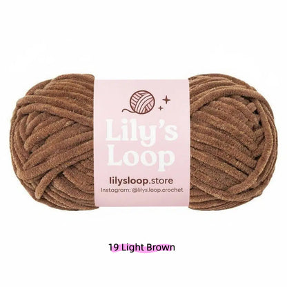 Cerulean SoftGlow Series 4.5MM Chenille Yarn(50g/59m) – fine chenille yarn for amigurumi