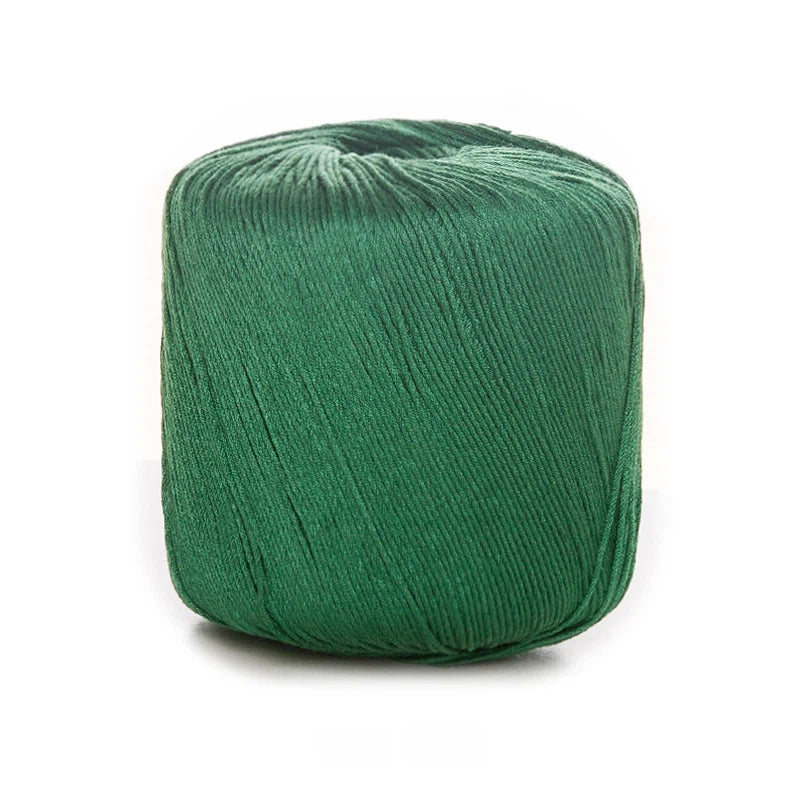 Deep Coffee AquaSilk Size 3 Crochet Thread Cotton Yarn (40g) – crochet yarn by Lily's Loop