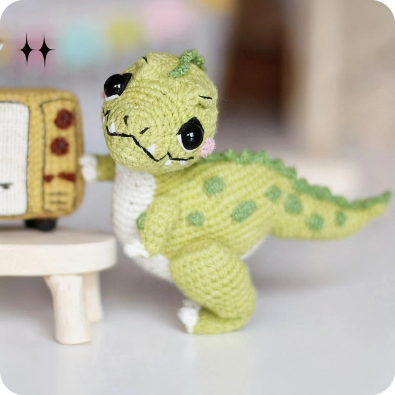 DIY Crochet Amigurumi Kit The Prehistoric Pals Collection Beginner Friendly – crochet pattern page preview