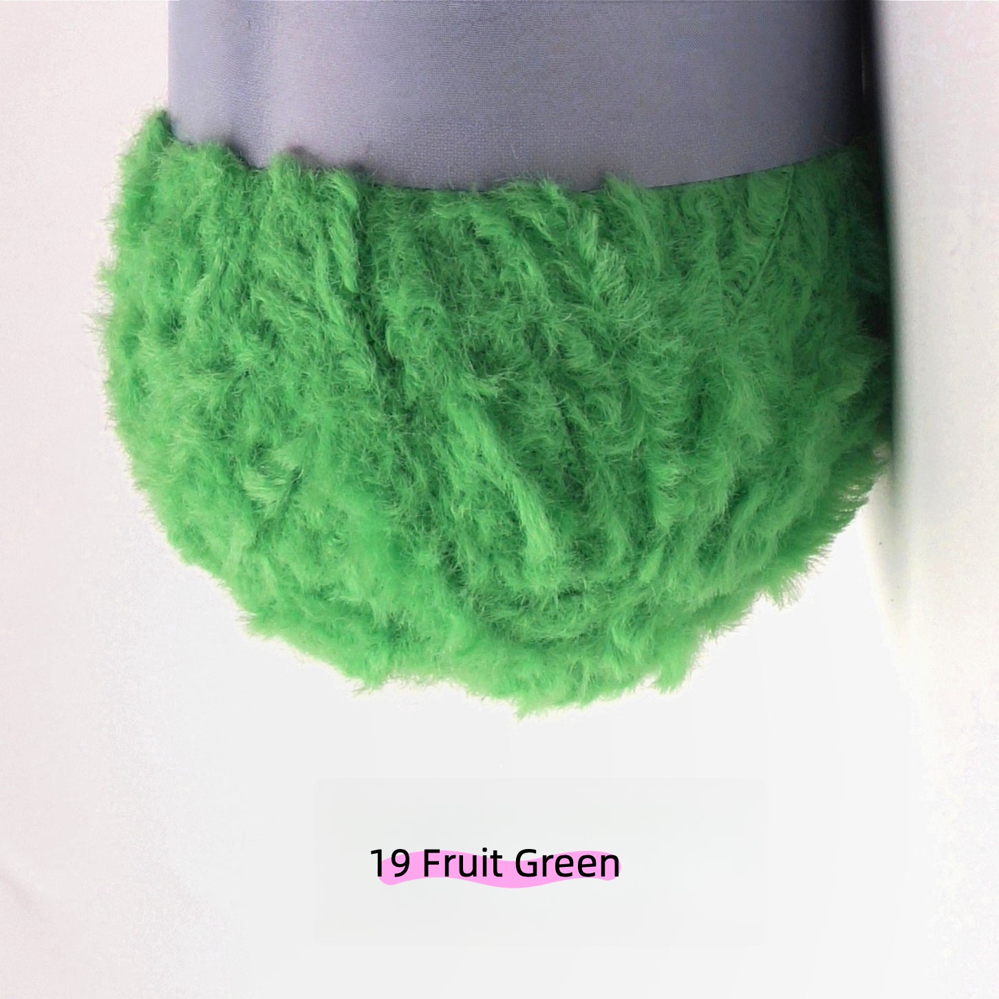 Orange-Yellow MicroFur Fine Eyelash Yarn (40g) – faux fur yarn for crochet amigurumi