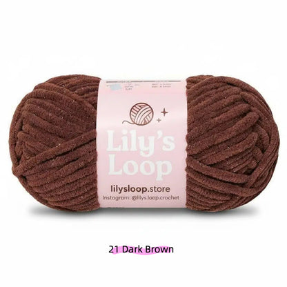 Royal Blue SoftGlow Series 4.5MM Chenille Yarn(50g/59m) – fine chenille yarn for amigurumi