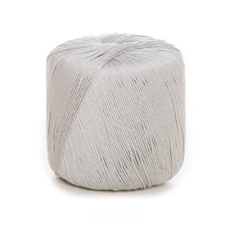 Black AquaSilk Size 3 Crochet Thread Cotton Yarn (40g) – crochet yarn by Lily's Loop