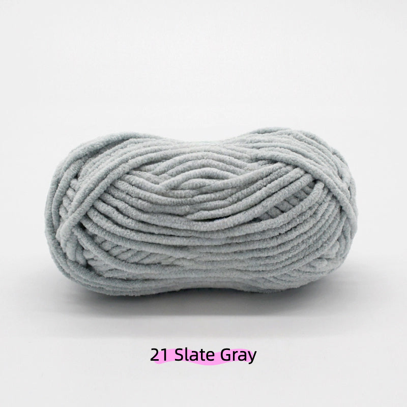 Aqua Green Sweet Fine 3.5mm Chenille Yarn (50g/55m) – crochet yarn by Lily's Loop