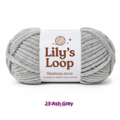 Azure SoftGlow Series 6MM Chenille Yarn(100g/68m) – soft chenille yarn for amigurumi