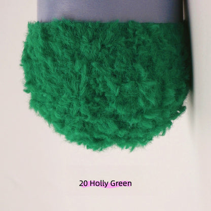 Clementine MicroFur Fine Eyelash Yarn (40g) – faux fur yarn for crochet amigurumi