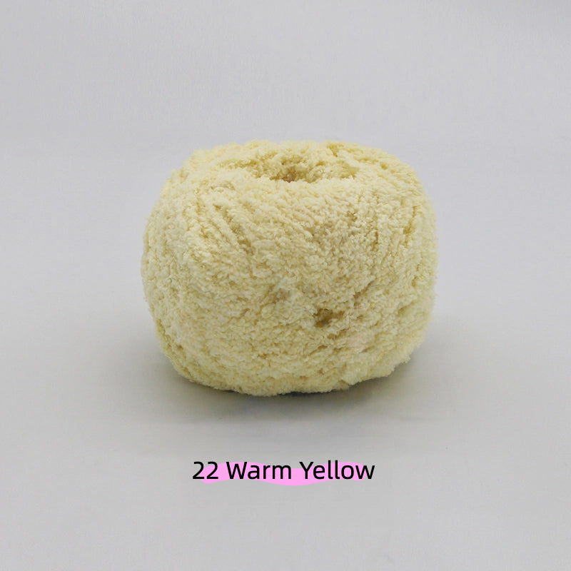 Sunrise Blush Warm Plush Nature Palette Velvet Yarn (50g/80m) – velvet yarn for amigurumi and crochet