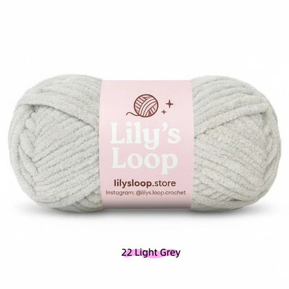 Tiffany Blue SoftGlow Series 4.5MM Chenille Yarn(50g/59m) – fine chenille yarn for amigurumi