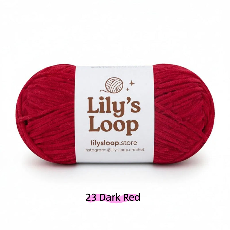 Deep Gold SoftGlow Series 2.5MM Chenille Yarn(50g/132m) – fine chenille yarn for amigurumi