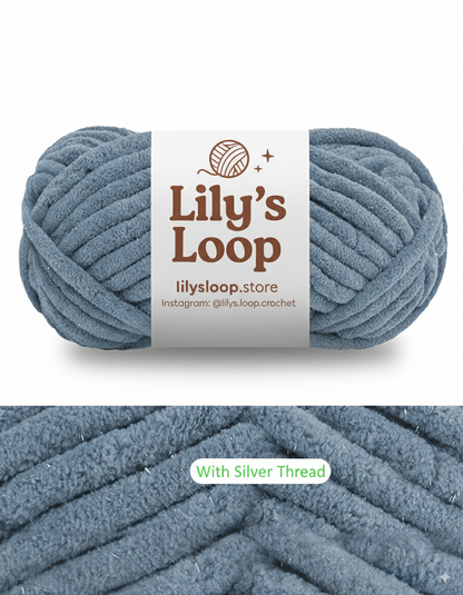 Pea Green SoftGlow Series 10MM Chenille Yarn(100g/32m) – chunky chenille yarn for amigurumi