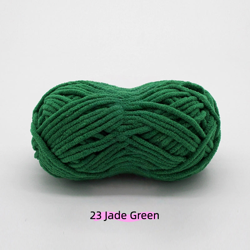 Gold Sweet Fine 3.5mm Chenille Yarn (50g/55m) – crochet yarn by Lily's Loop