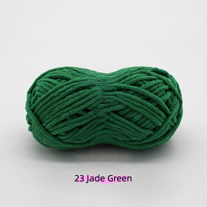 Gold Sweet Fine 3.5mm Chenille Yarn (50g/55m) – crochet yarn by Lily's Loop