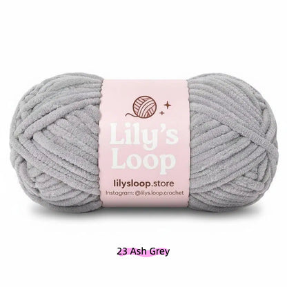 Azurite Blue SoftGlow Series 4.5MM Chenille Yarn(50g/59m) – fine chenille yarn for amigurumi
