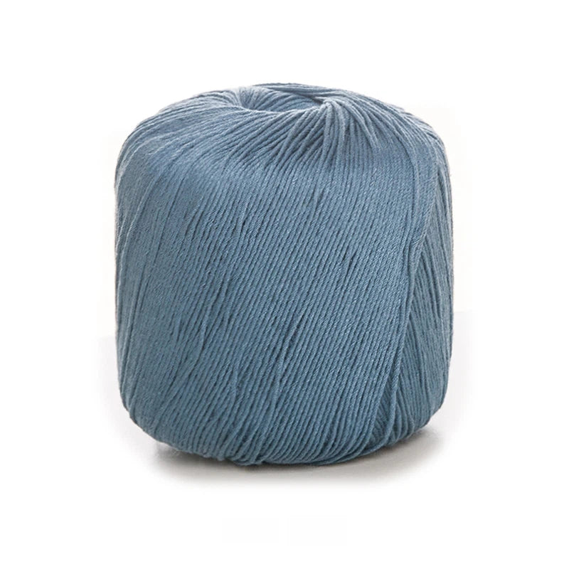 Cerulean AquaSilk Size 3 Crochet Thread Cotton Yarn (40g) – crochet yarn by Lily's Loop
