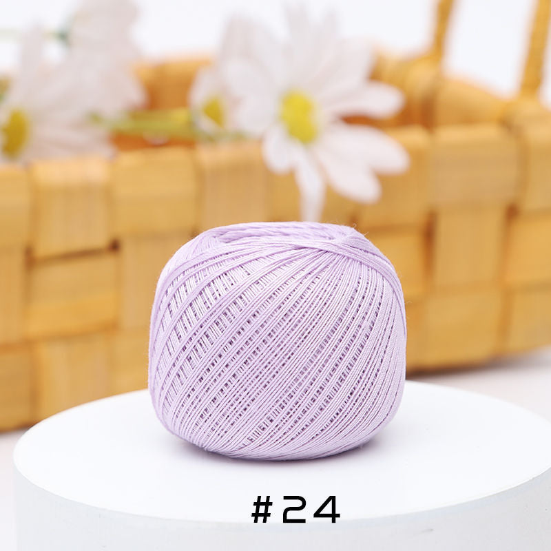 AquaSilk Size 10 Crochet Thread Lace Thread Ultra Thin – soft crochet yarn by Lily's Loop