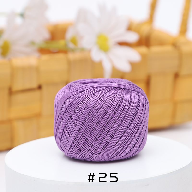 AquaSilk Size 10 Crochet Thread Lace Thread Ultra Thin – soft crochet yarn by Lily's Loop