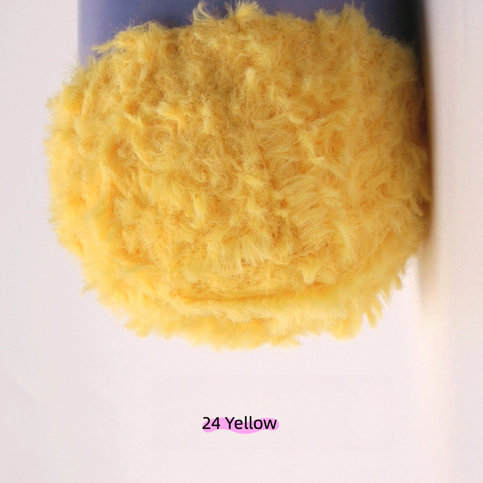 Light Khaki MicroFur Fine Eyelash Yarn (40g) – faux fur yarn for crochet amigurumi