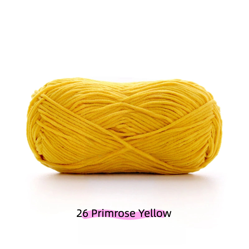 Coffee Brown Sweet Ultra Fine 2mm Chenille Yarn (50g) – chenille yarn for amigurumi