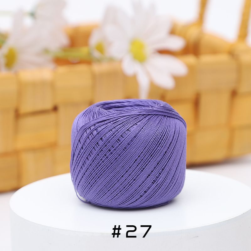 AquaSilk Size 10 Crochet Thread Lace Thread Ultra Thin – soft crochet yarn by Lily's Loop