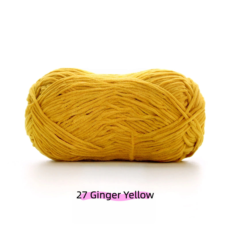 Pale Gray Sweet Ultra Fine 2mm Chenille Yarn (50g) – chenille yarn for amigurumi