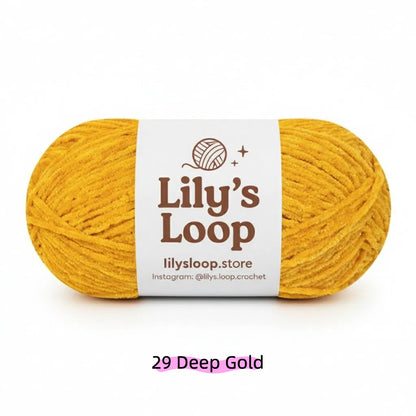 Mint SoftGlow Series 2.5MM Chenille Yarn(50g/132m) – fine chenille yarn for amigurumi