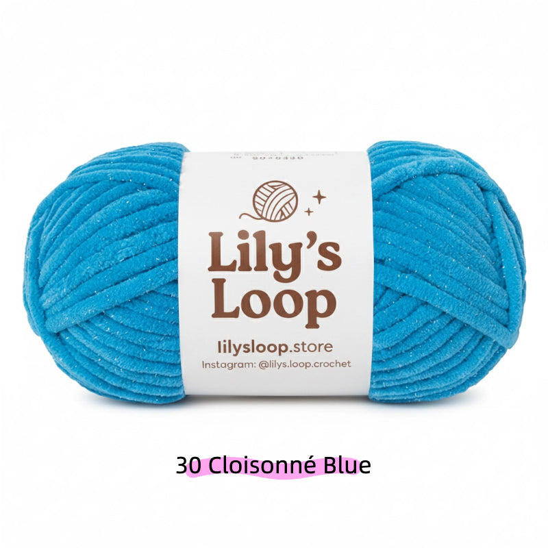Lilac SoftGlow Series 6MM Chenille Yarn(100g/68m) – soft chenille yarn for amigurumi