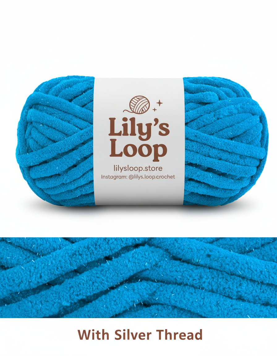 Pure White SoftGlow Series 10MM Chenille Yarn(100g/32m) – chunky chenille yarn for amigurumi