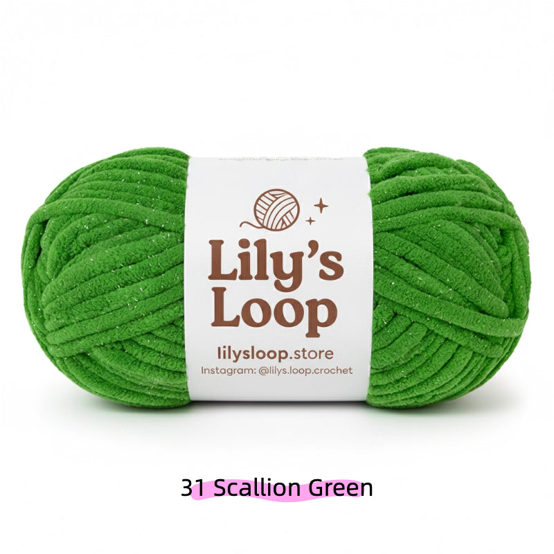 Violet SoftGlow Series 6MM Chenille Yarn(100g/68m) – soft chenille yarn for amigurumi