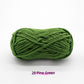 5mm Chenille Bulky/Chunky Yarn