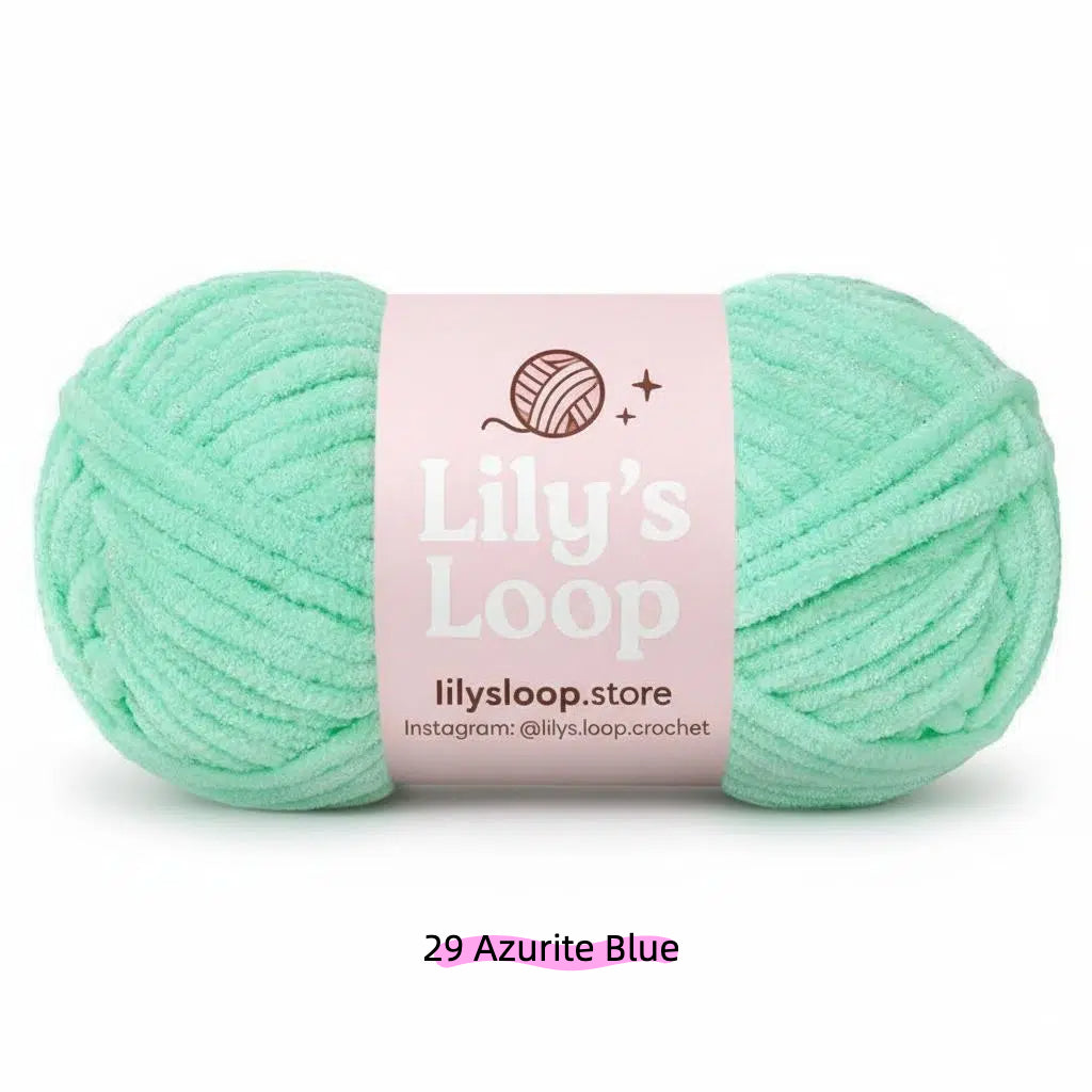 Kikyo Color SoftGlow Series 4.5MM Chenille Yarn(50g/59m) – fine chenille yarn for amigurumi