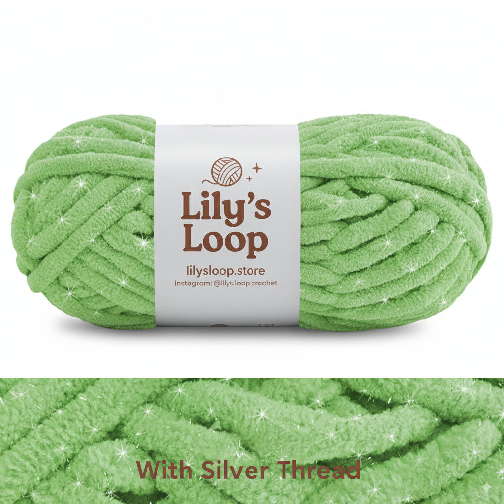 SoftGlow Series 10MM Chenille Yarn(100g/32m) – chunky chenille yarn for amigurumi