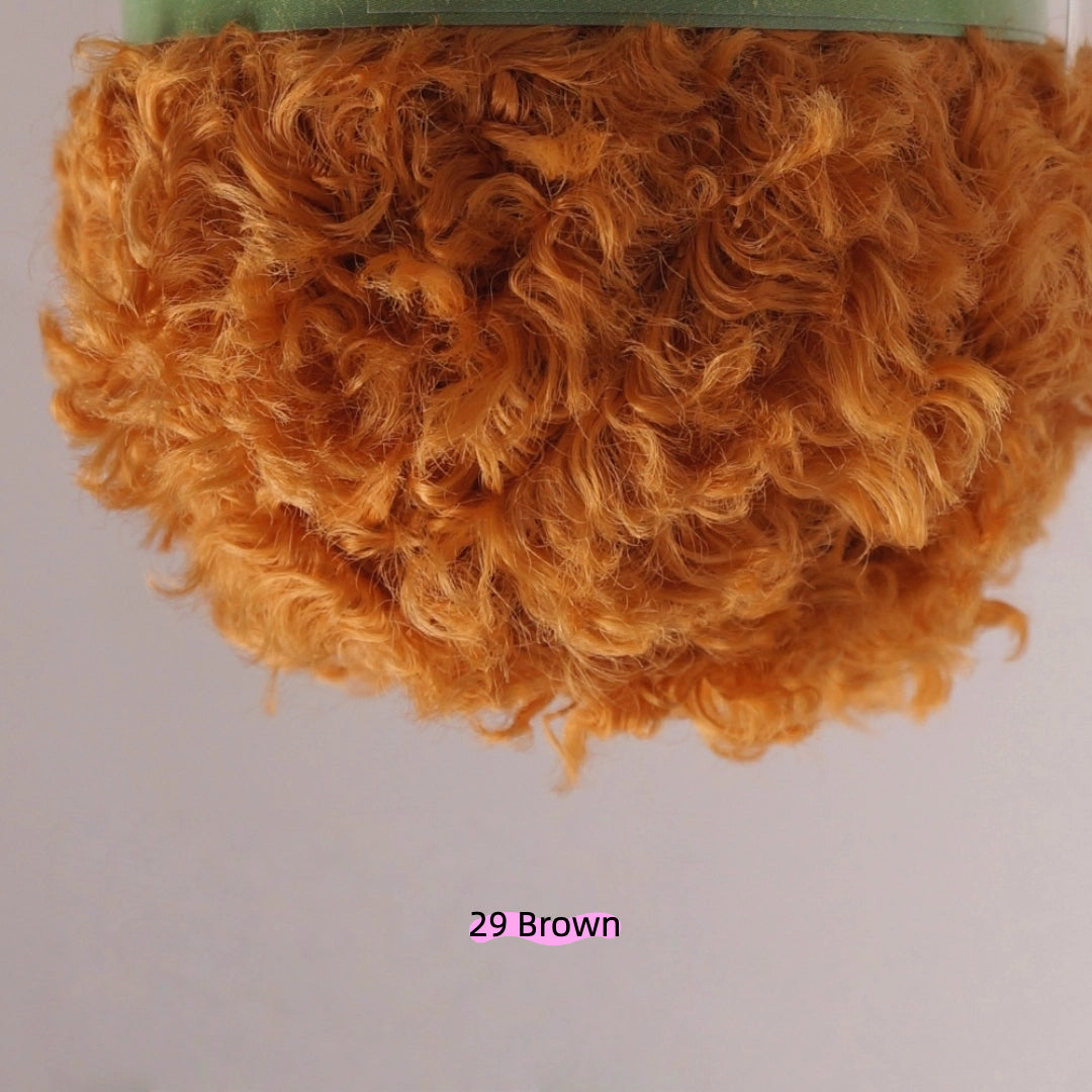 Amber Aran Plush Yarn for Amigurumi(40g) – crochet yarn by Lily's Loop