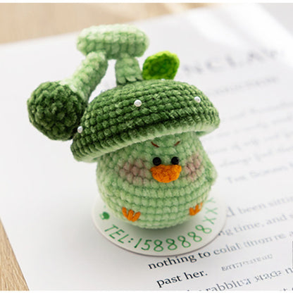 Fruit & Veggie Duck Amigurumi Crochet Kit – step-by-step crochet progress