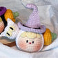 Halloween Crochet Kit:Ghost,Witch,Hat,Skull,Pumpkin