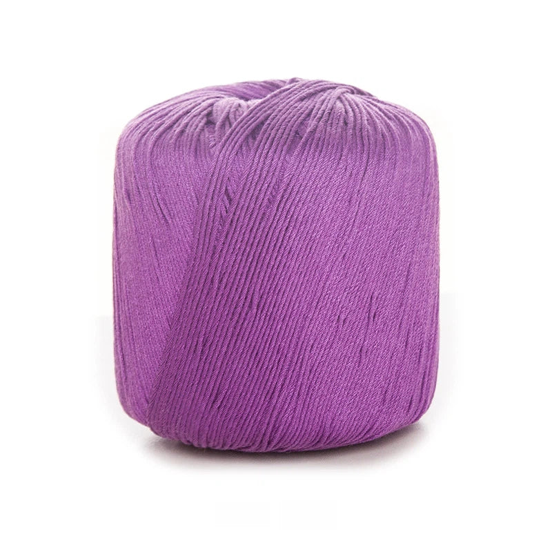 Wine Red AquaSilk Size 3 Crochet Thread Cotton Yarn (40g) – crochet yarn by Lily's Loop