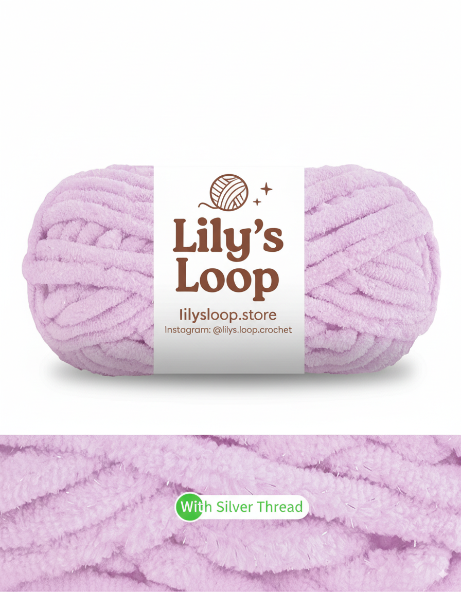 SoftGlow Series 10MM Chenille Yarn(100g/32m) – chunky chenille yarn for amigurumi