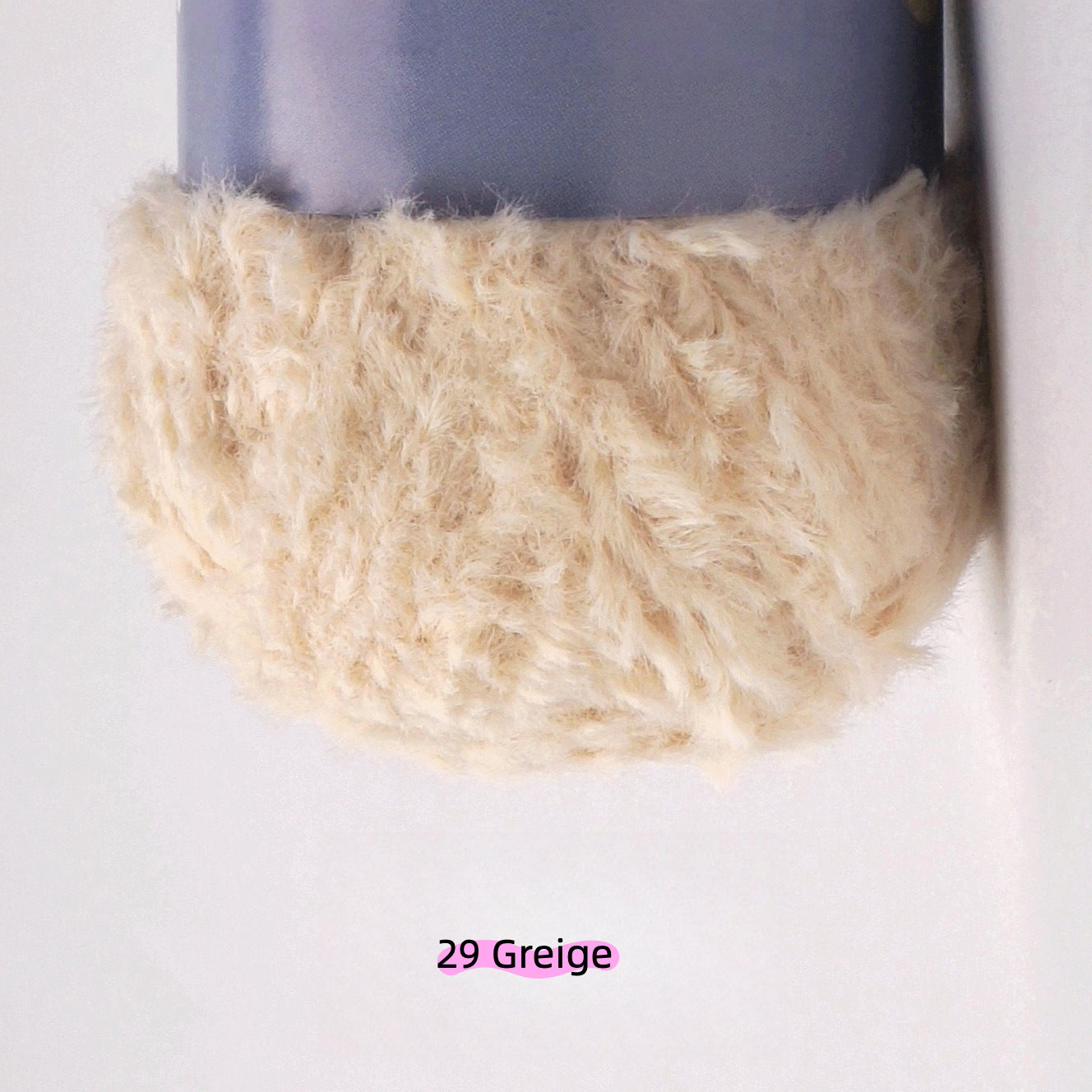 Ginger Yellow MicroFur Fine Eyelash Yarn (40g) – faux fur yarn for crochet amigurumi