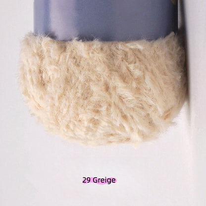 Ginger Yellow MicroFur Fine Eyelash Yarn (40g) – faux fur yarn for crochet amigurumi
