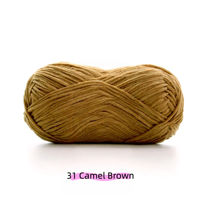 Coral Red Sweet Ultra Fine 2mm Chenille Yarn (50g) – chenille yarn for amigurumi