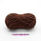5mm Chenille Bulky/Chunky Yarn