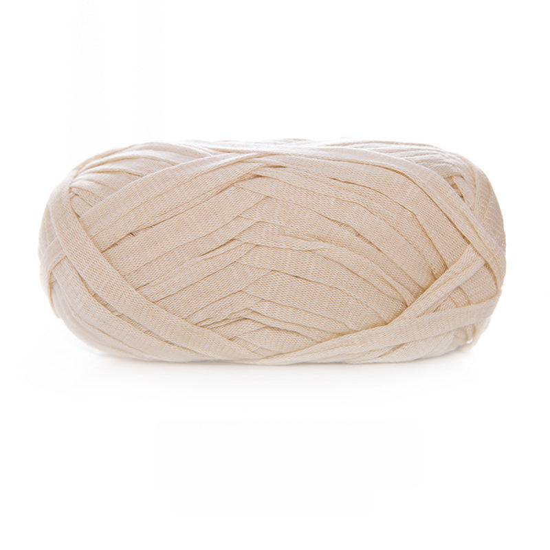 Super Chunky Tube Flat Ribbon Yarn (100g) 9mm Hollow Yarn yarn balls in multiple colors