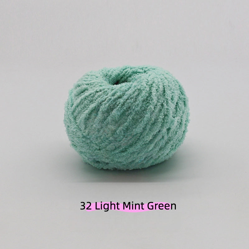 Light Khaki Warm Plush Nature Palette Velvet Yarn (50g/80m) – velvet yarn for amigurumi and crochet