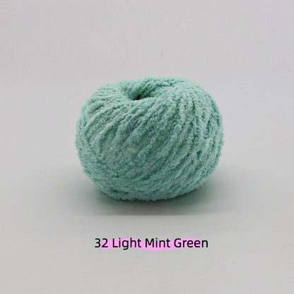 Light Khaki Warm Plush Nature Palette Velvet Yarn (50g/80m) – velvet yarn for amigurumi and crochet