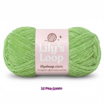 Tangerine SoftGlow Series 4.5MM Chenille Yarn(50g/59m) – fine chenille yarn for amigurumi