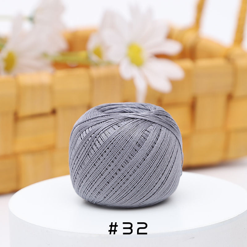 AquaSilk Size 10 Crochet Thread Lace Thread Ultra Thin – soft crochet yarn by Lily's Loop