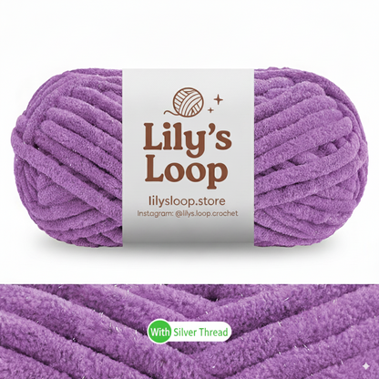 SoftGlow Series 10MM Chenille Yarn(100g/32m) – chunky chenille yarn for amigurumi