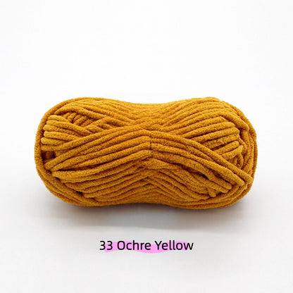 Sweet Chunky Chenille Yarn (100g) 5mm – soft chenille yarn crochet