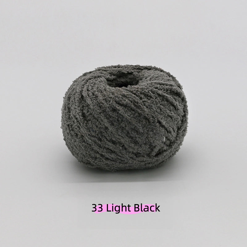 Neon Yellow Warm Plush Nature Palette Velvet Yarn (50g/80m) – velvet yarn for amigurumi and crochet