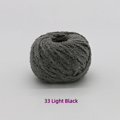 Neon Yellow Warm Plush Nature Palette Velvet Yarn (50g/80m) – velvet yarn for amigurumi and crochet