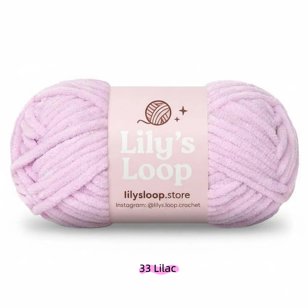 Coffee SoftGlow Series 4.5MM Chenille Yarn(50g/59m) – fine chenille yarn for amigurumi